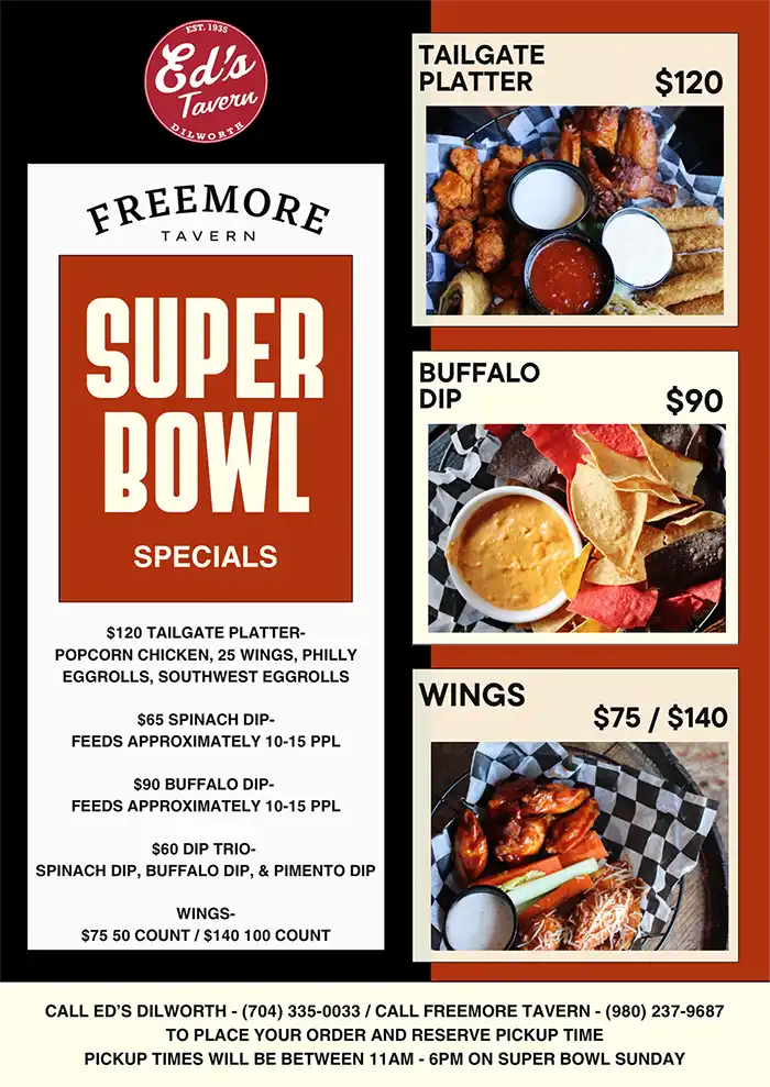 Superbowl Specials